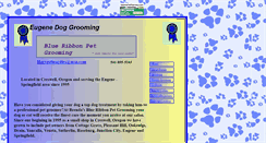 Desktop Screenshot of eugenedoggrooming.com